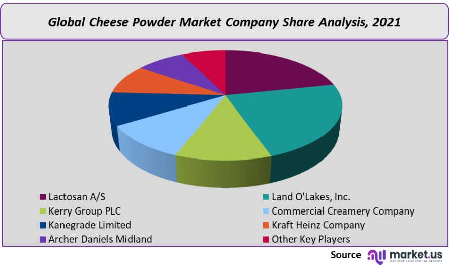 cheese powder market company share analysis