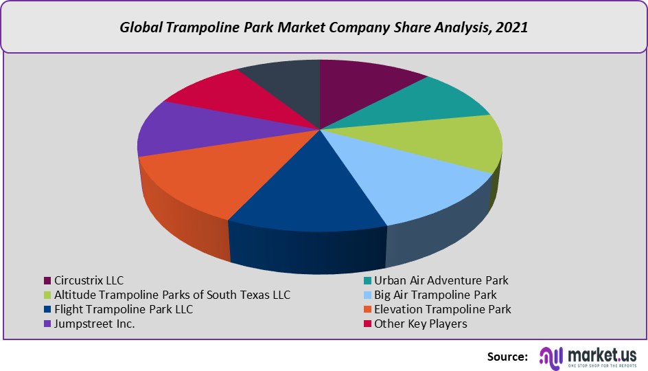 trampoline park market company share