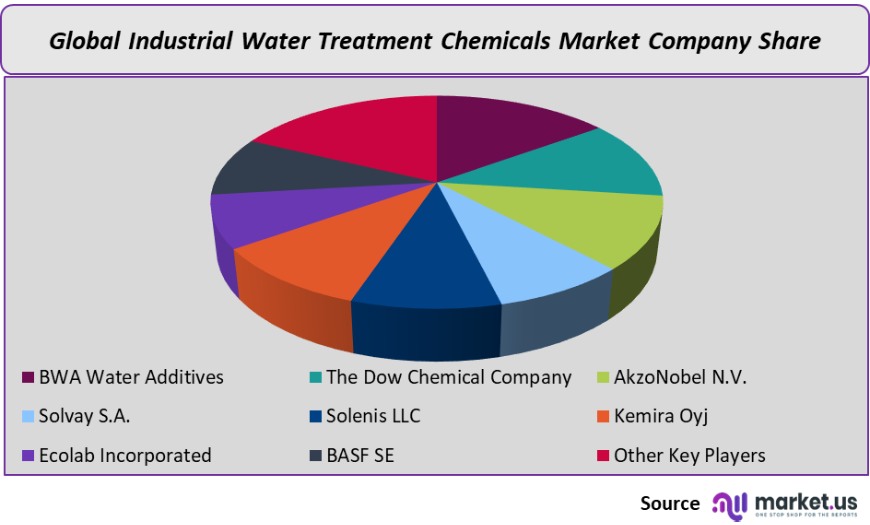 industrial water treatment chemicals market company share analysis