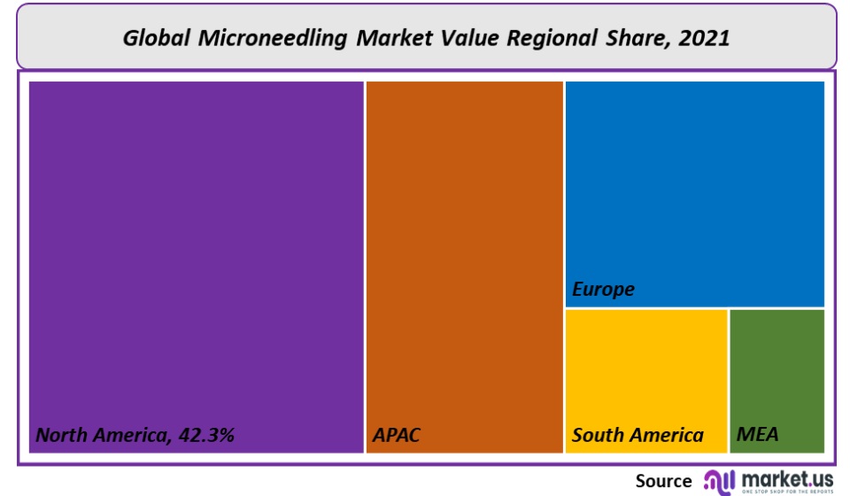 Microneedling Market Regional Share